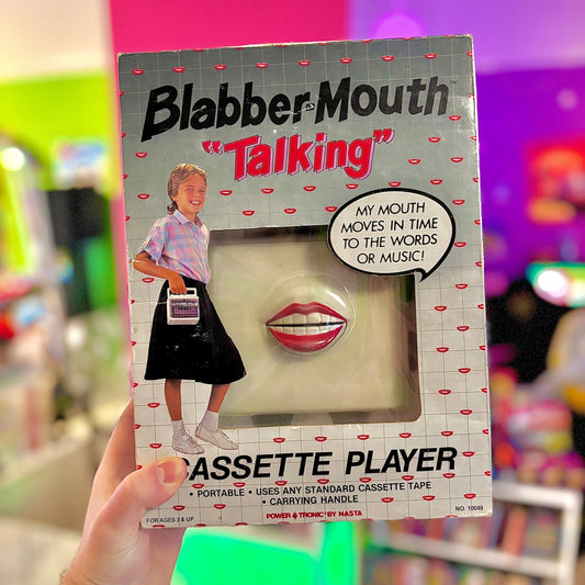 Talking Blabber Mouth Casette Player (in box, 1986) - PopCultGang