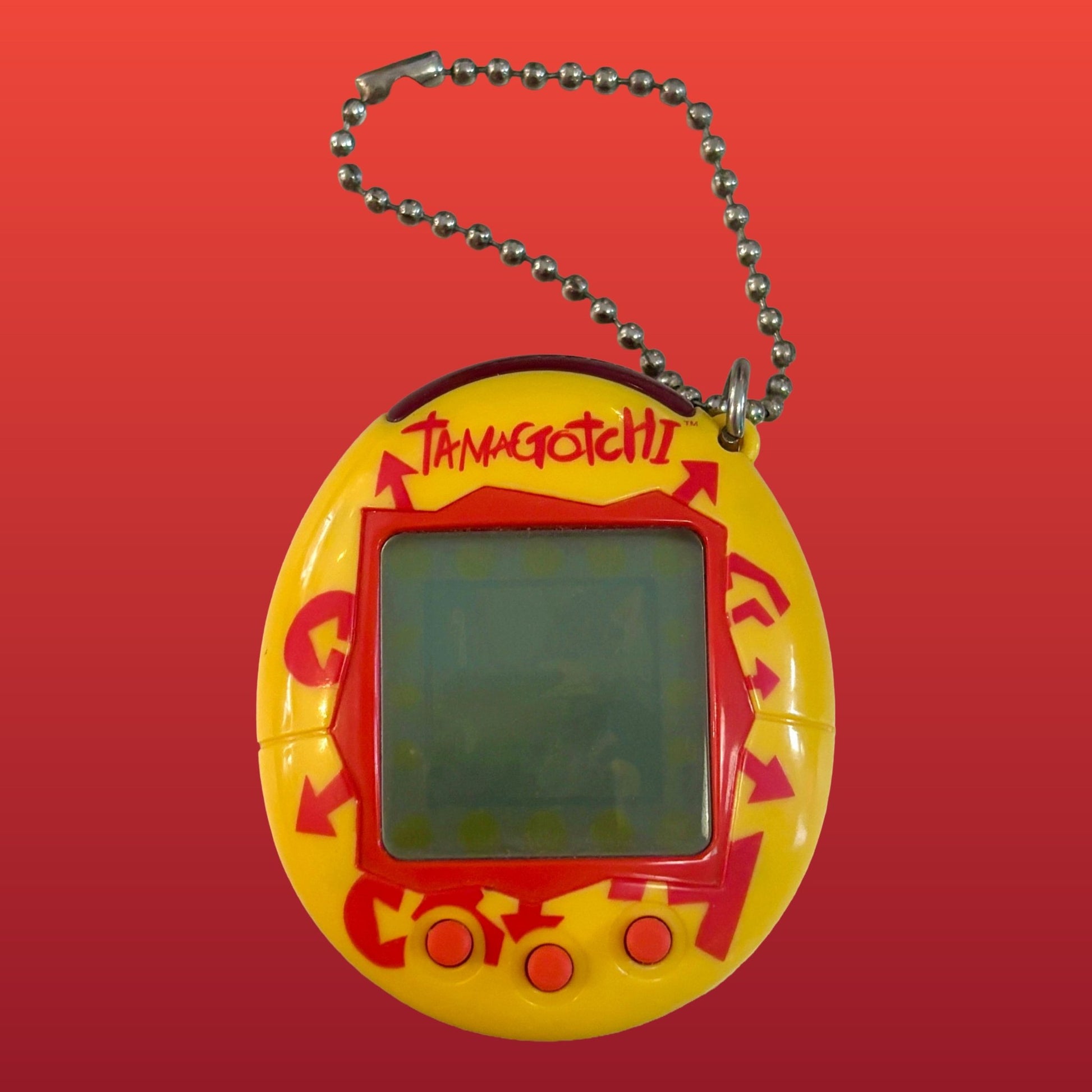 Tamagotchi Connection V1 Yellow Red (Bandai, 2004) - PopCultGang