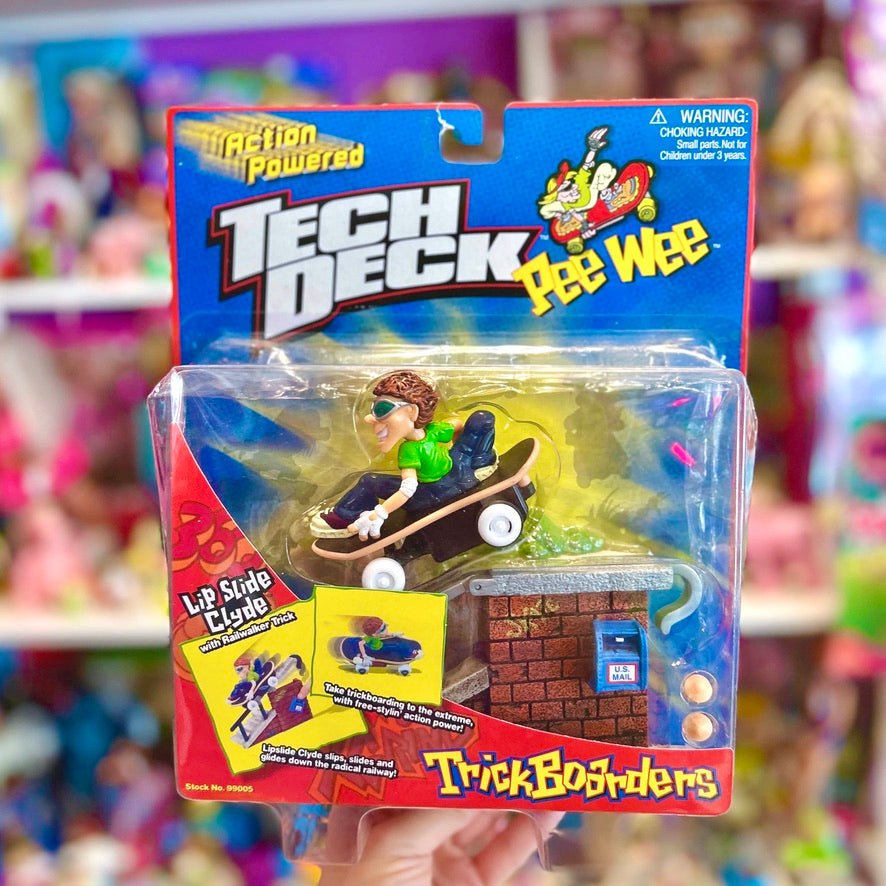 TechDech Pee Wee: TrickBoarders "Lip Slide Clyde" Figure (Playmates, 1999) - PopCultGang