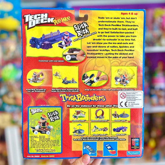 TechDech Pee Wee: TrickBoarders "Slick Rick" Figure (Playmates, 1999) - PopCultGang