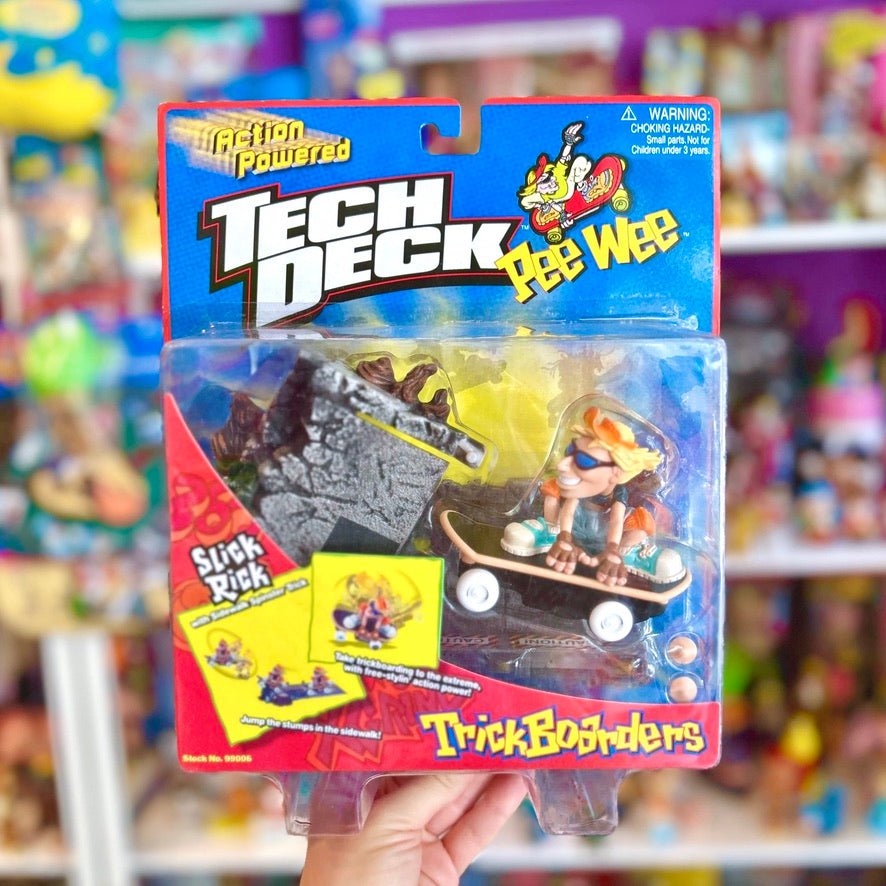 TechDech Pee Wee: TrickBoarders "Slick Rick" Figure (Playmates, 1999) - PopCultGang