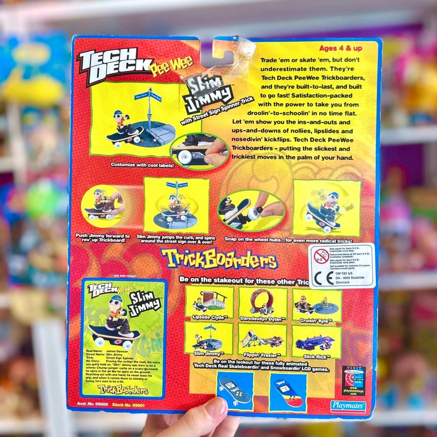 TechDech Pee Wee: TrickBoarders "Slim Jimmy" Figure (Playmates, 1999) - PopCultGang