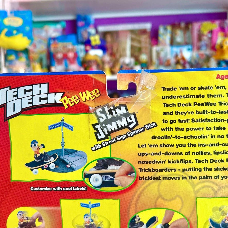 TechDech Pee Wee: TrickBoarders "Slim Jimmy" Figure (Playmates, 1999) - PopCultGang