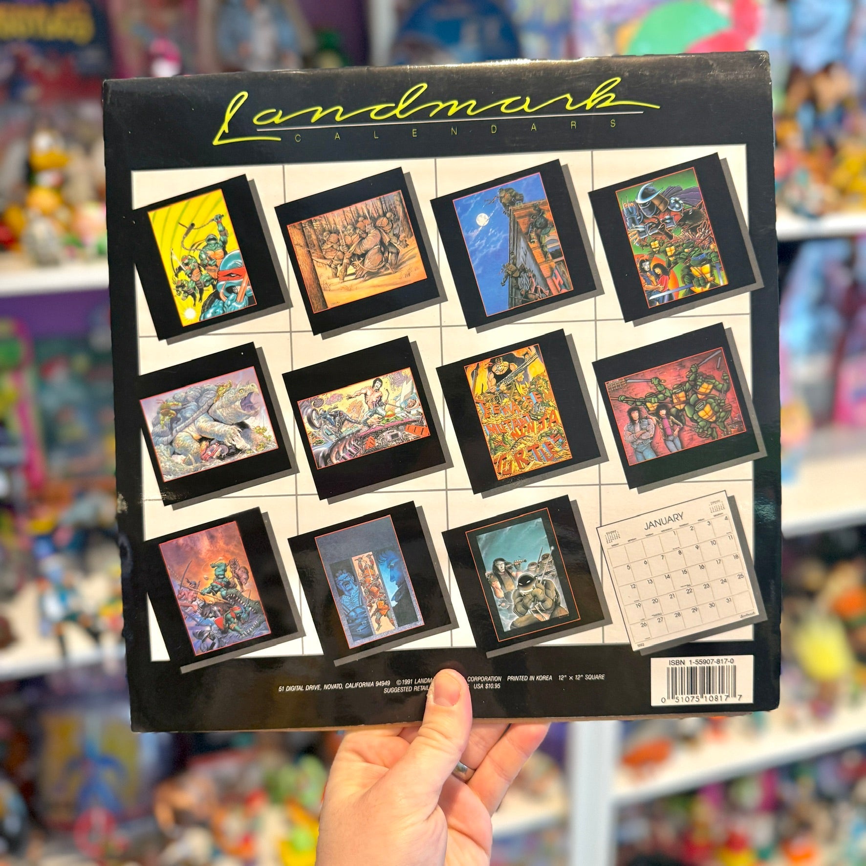 Teenage Mutant Ninja Turtles: 1992 Wall Calendar (Mirage) - PopCultGang
