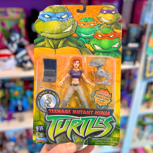 Teenage Mutant Ninja Turtles: April Action Figure (MOC, Playmates, 2003) (Copy) - PopCultGang