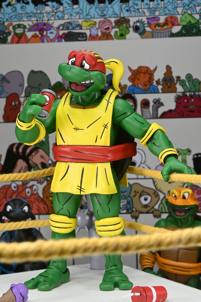 Teenage Mutant Ninja Turtles (Archie Comics) Action Figures: 4-Pack - Stump Wrestling Turtles 18 cm - PopCultGang