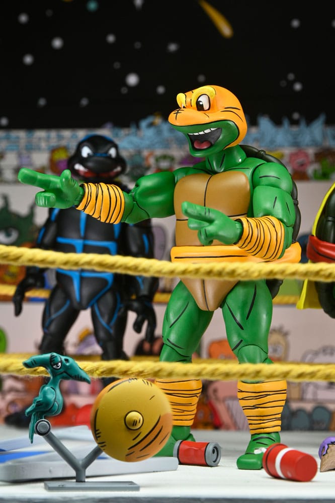 Teenage Mutant Ninja Turtles (Archie Comics) Action Figures: 4-Pack - Stump Wrestling Turtles 18 cm - PopCultGang