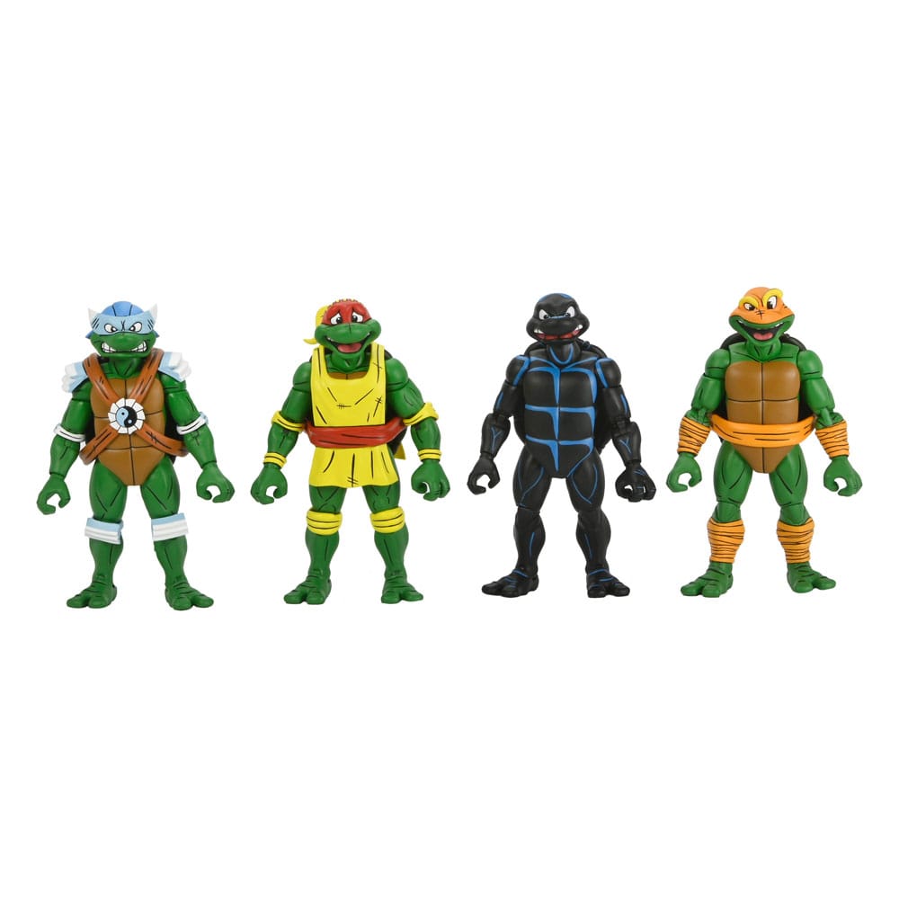 Teenage Mutant Ninja Turtles (Archie Comics) Action Figures: 4-Pack - Stump Wrestling Turtles 18 cm - PopCultGang