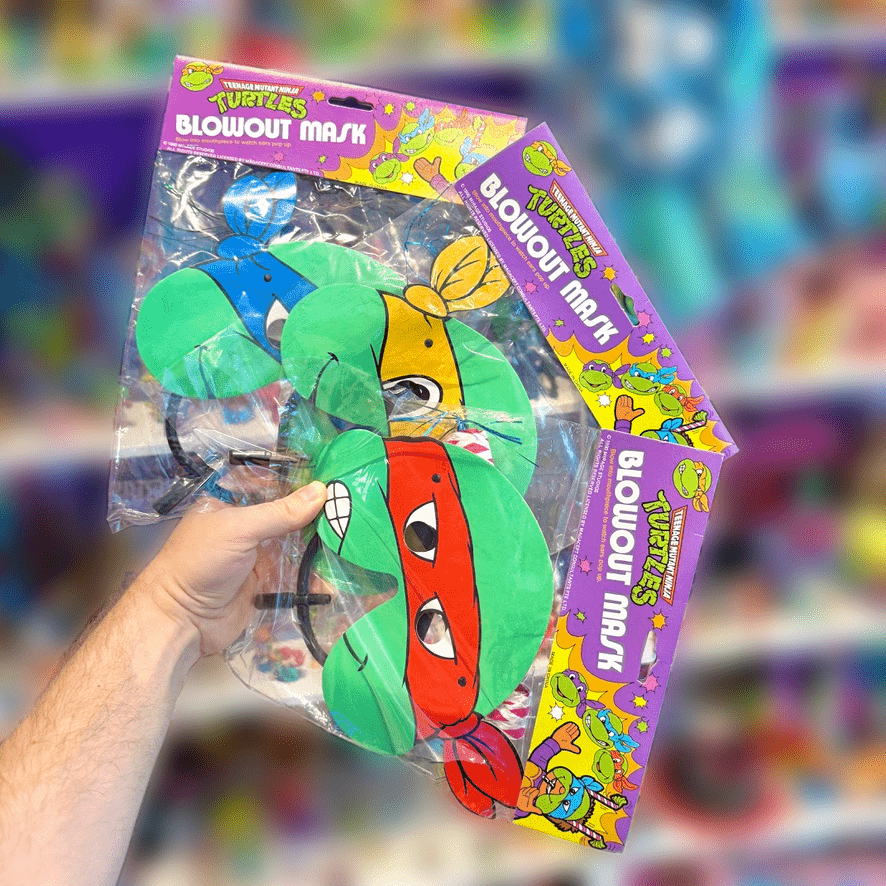 Teenage Mutant Ninja Turtles: Blowout Party Masks (NIB, 80s) - PopCultGang