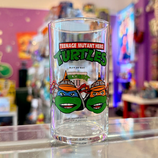 Teenage Mutant Ninja Turtles III: The Movie - Drinking Glass - Four Turtle Faces (90s) - PopCultGang
