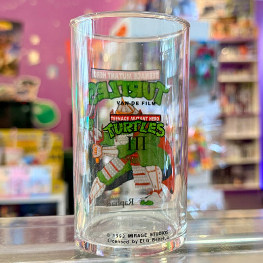 Teenage Mutant Ninja Turtles III: The Movie - Drinking Glass - Michaelangelo Samurai (90s) - PopCultGang