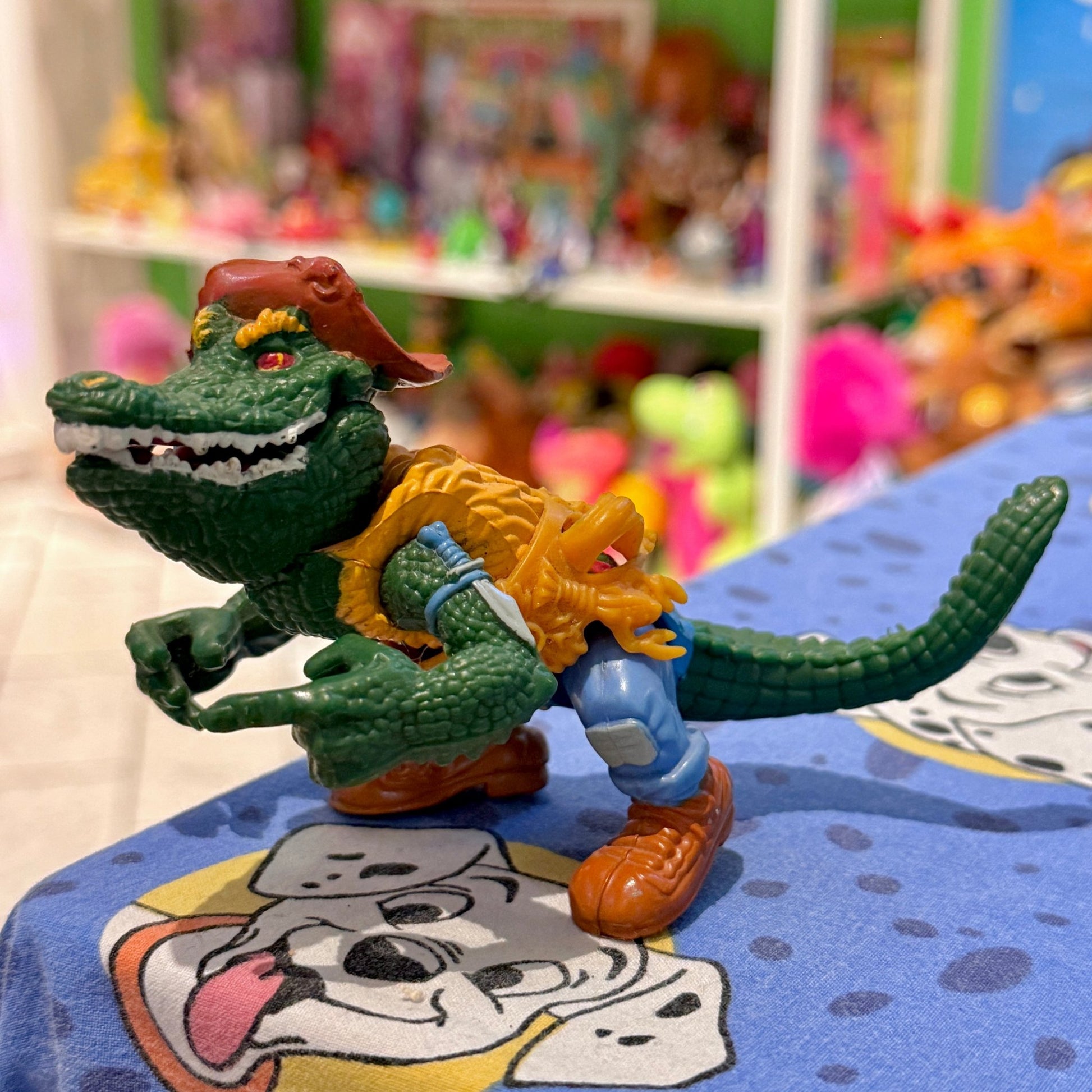 Teenage Mutant Ninja Turtles: Leatherhead Action Figure (1989) - PopCultGang