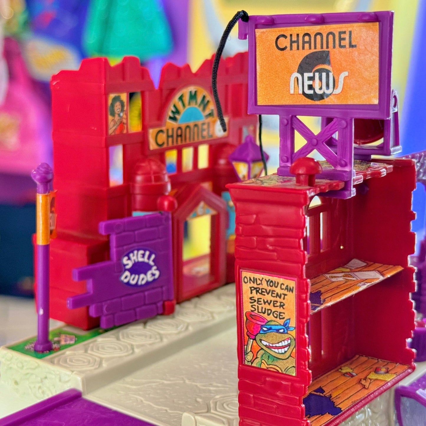 Teenage Mutant Ninja Turtles: Mini Mutants Bodacious Battlesets - City Wars (1994) - PopCultGang