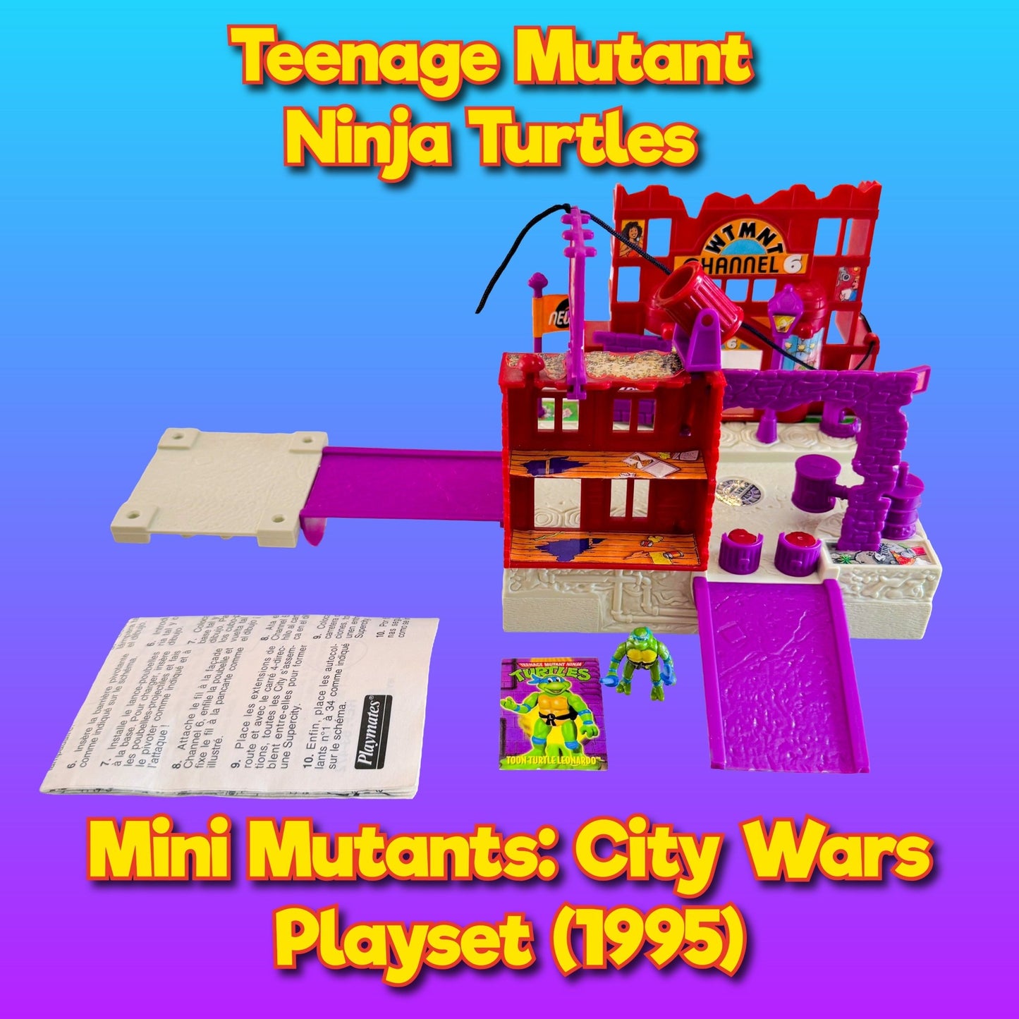 Teenage Mutant Ninja Turtles: Mini Mutants Bodacious Battlesets - City Wars (1994) - PopCultGang