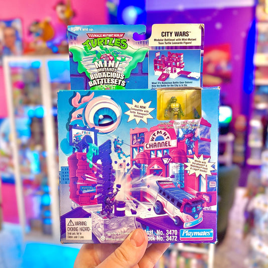 Teenage Mutant Ninja Turtles: Mini Mutants Bodacious Battlesets - City Wars (CIB, 90s) - PopCultGang