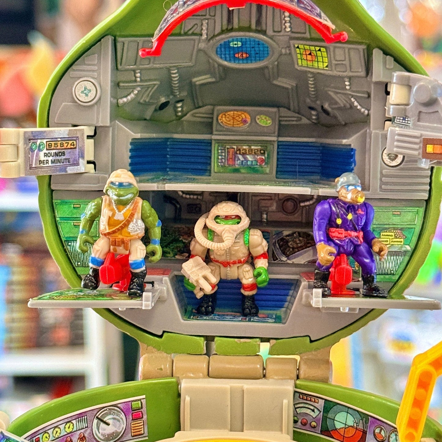 Teenage Mutant Ninja Turtles: Mini Mutants - Leonardo's Mutant Military Playset (Playmates, 1995) - PopCultGang