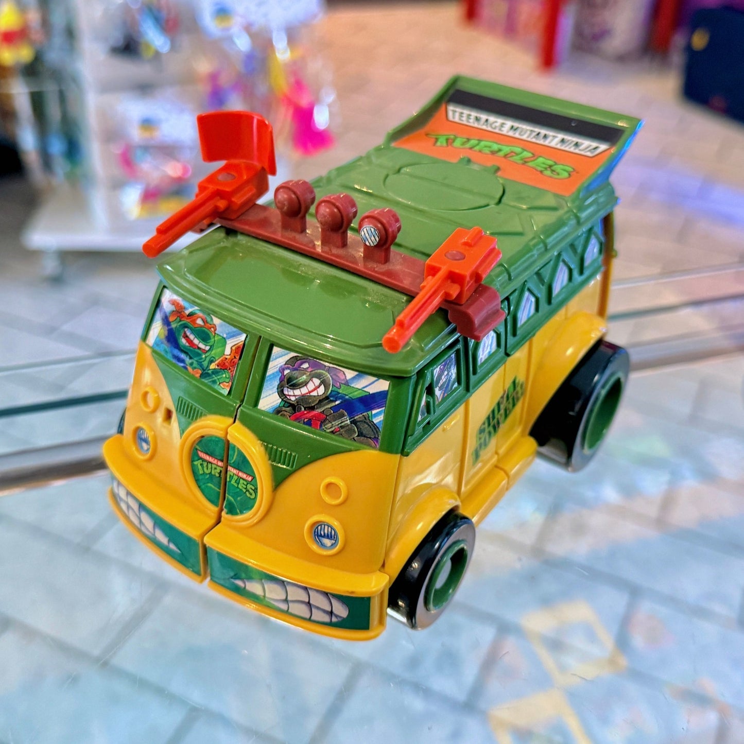 Teenage Mutant Ninja Turtles: Mini Mutants - Party Wagon Playset (Playmates, 1995) - PopCultGang