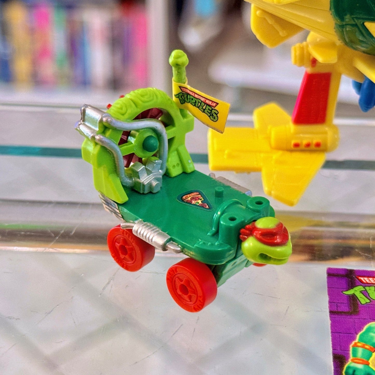 Teenage Mutant Ninja Turtles: Mini Mutants Turtle Transports -The High Flyin' & Road Raggin' Combo (Playmates, 1994) - PopCultGang