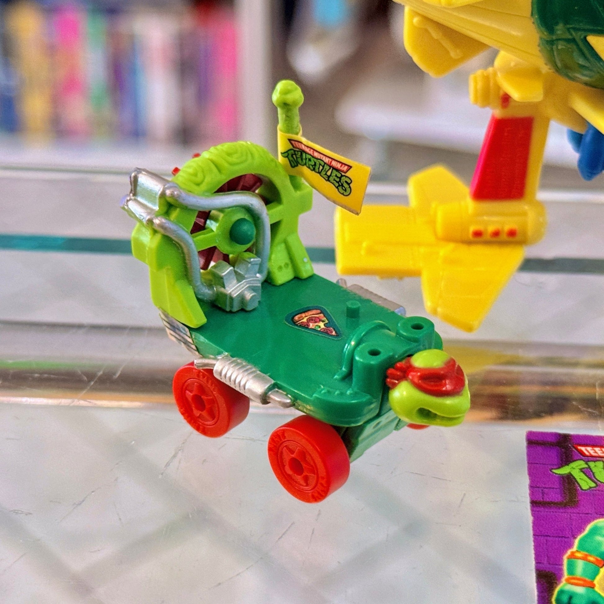 Teenage Mutant Ninja Turtles: Mini Mutants Turtle Transports -The High Flyin' & Road Raggin' Combo (Playmates, 1994) - PopCultGang