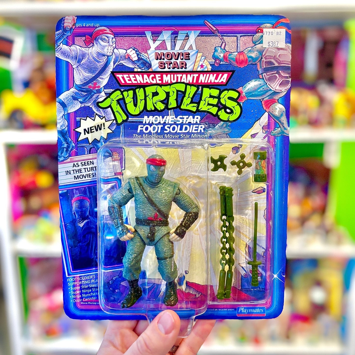 Teenage Mutant Ninja Turtles: Movie Star Foot Soldier (MOC, 1992) - PopCultGang