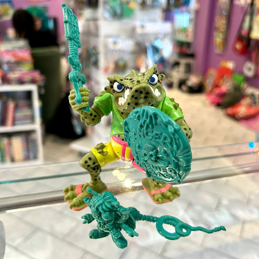 Teenage Mutant Ninja Turtles: Napoleon Bonafrog (Dark Spots Variant) (complete, 1990) - PopCultGang