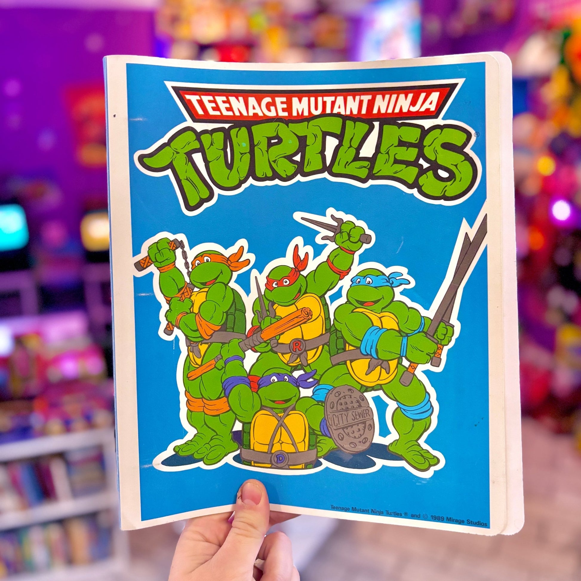 Teenage Mutant Ninja Turtles Ring - Binder (80s) - PopCultGang