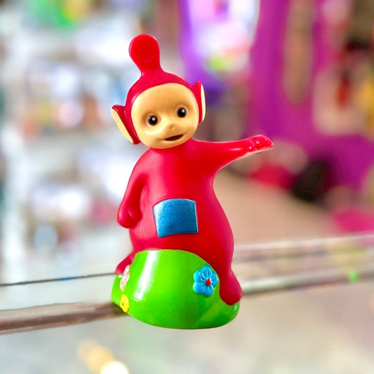 Teletubbies: Po Shampoo Bottle Bath - topper Figure (90s) - PopCultGang