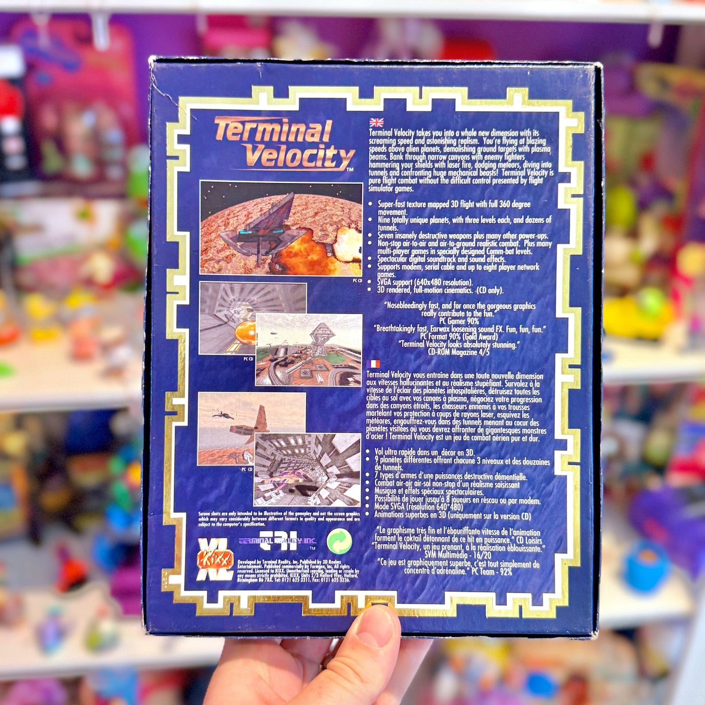 Terminal Velocity - CD-Rom Game - PC Big Box (90s) - PopCultGang