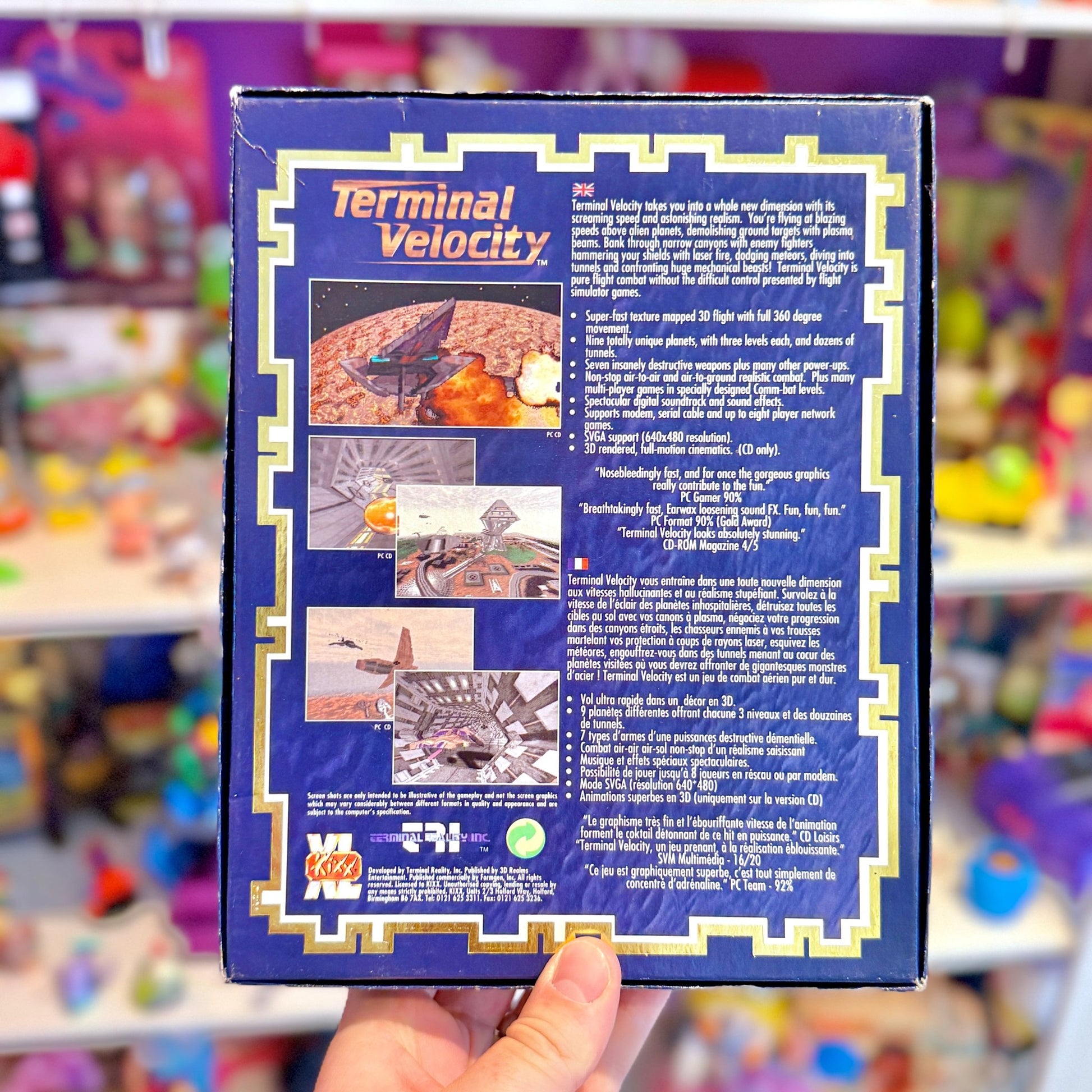 Terminal Velocity - CD-Rom Game - PC Big Box (90s) - PopCultGang