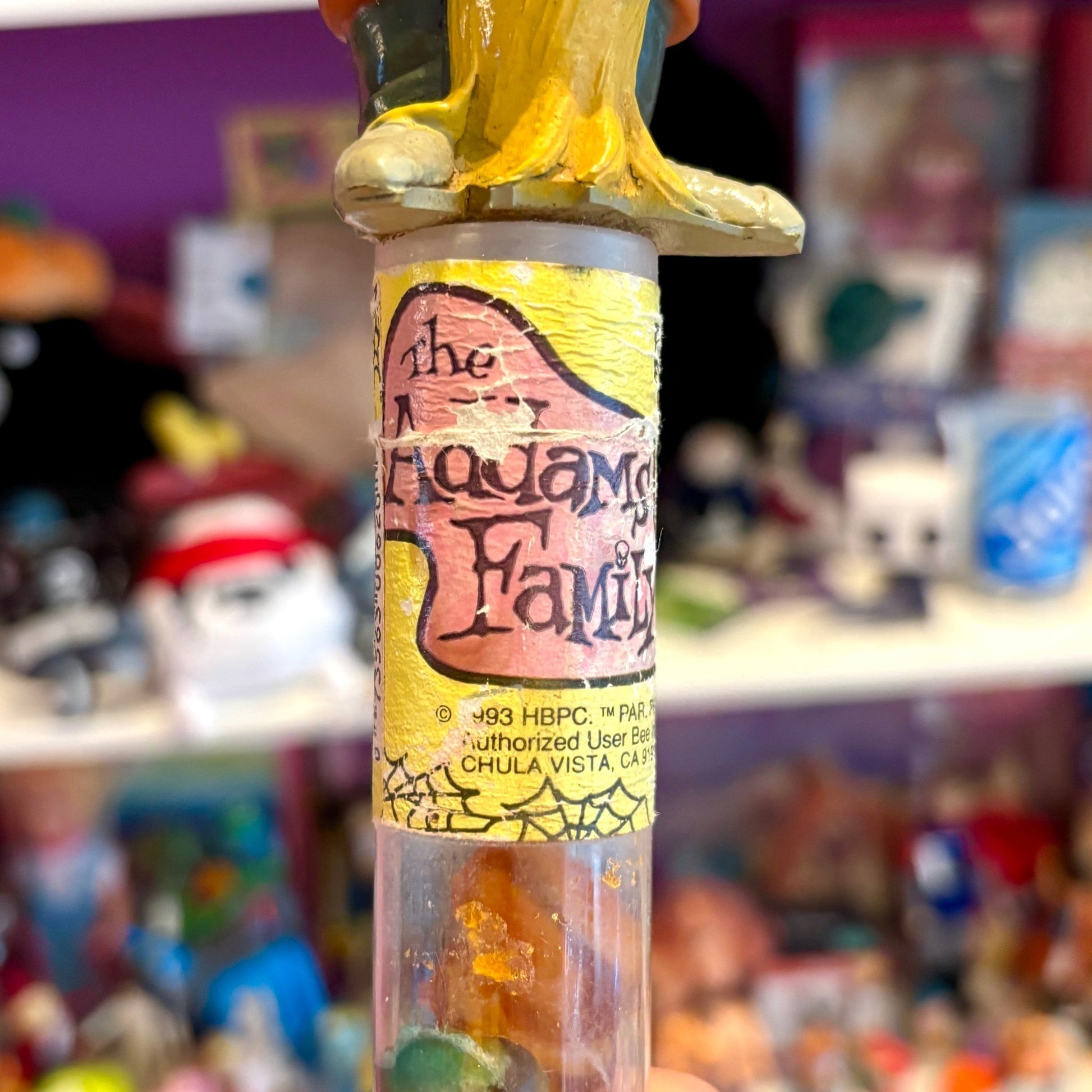 The Addams Family: Lurch Cousin Itt Candy Topper + Candy (HBPC, 1993) - PopCultGang