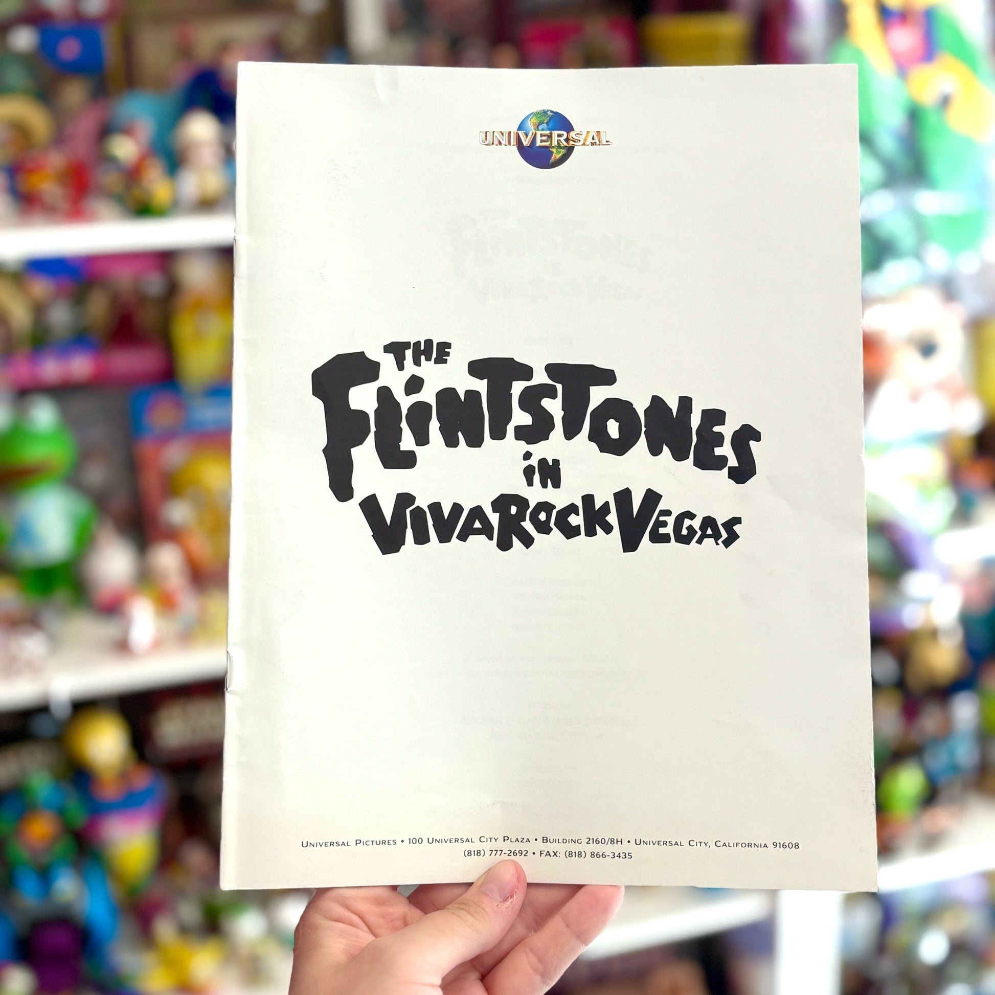 The Flintstones in Viva Rock Vegas Press-Kit (Universal Pictures, 2000) - PopCultGang