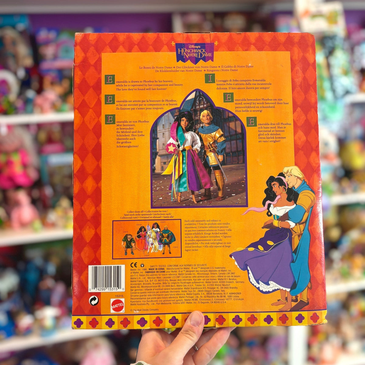 The Hunchback Of Notre Dame: Gift Set - Esmeralda & Phoebus Combo Doll Set (NIB, Mattel, 1995) - PopCultGang