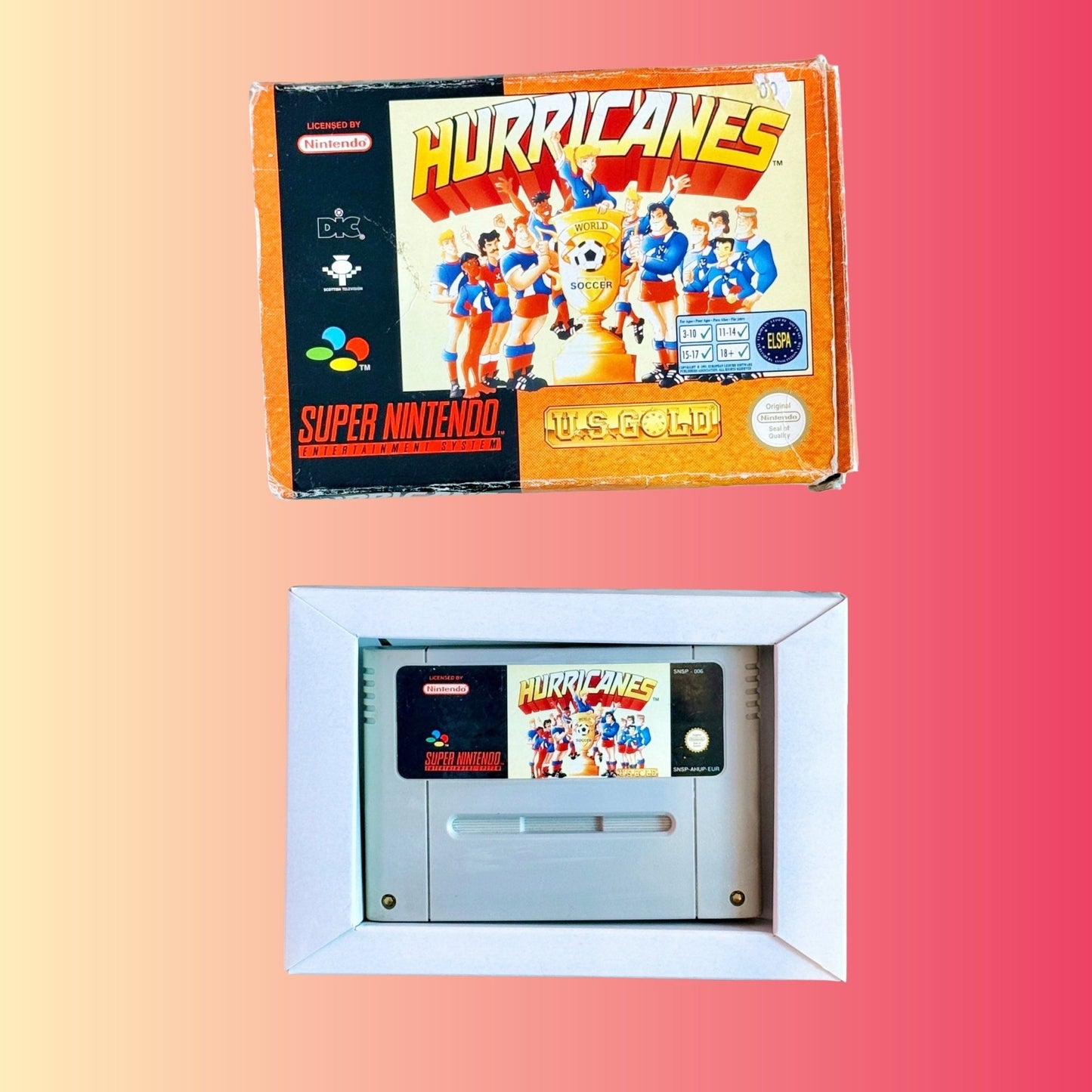 The Hurricanes (boxed, SNES) - PopCultGang
