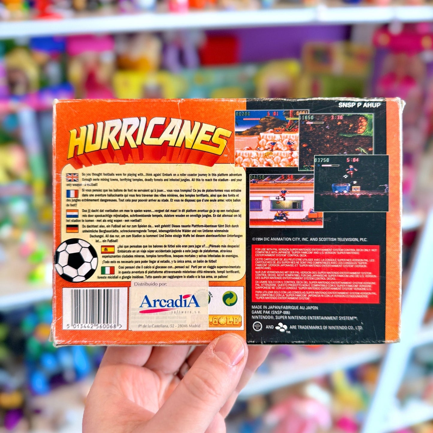 The Hurricanes (boxed, SNES) - PopCultGang