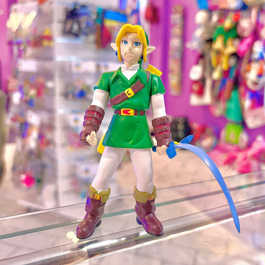 The Legend of Zelda: Ocarina of Time - Link Action Figure (Nintendo, 1998) - PopCultGang