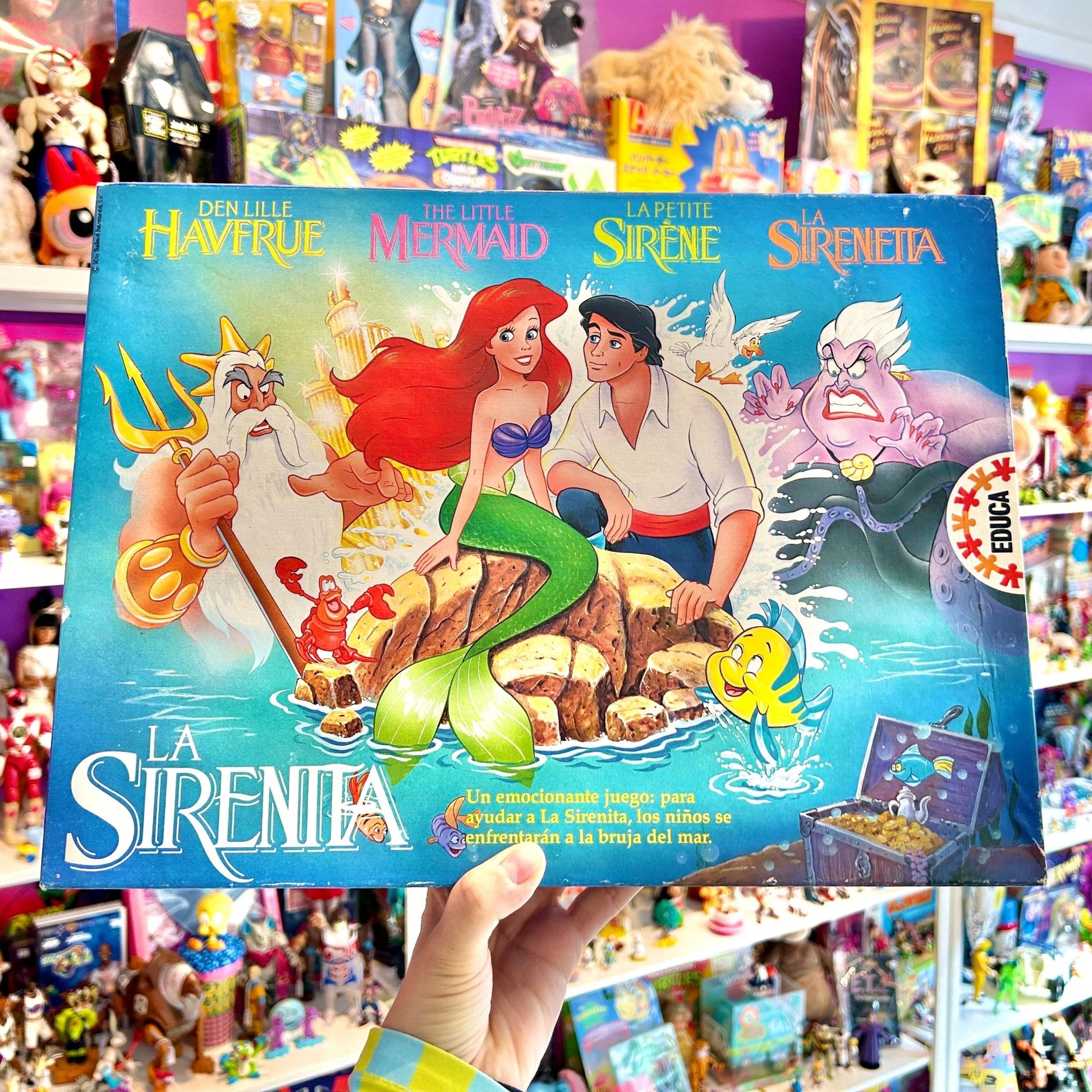 The Little Mermaid (Board Game, Disney, 90s) - PopCultGang