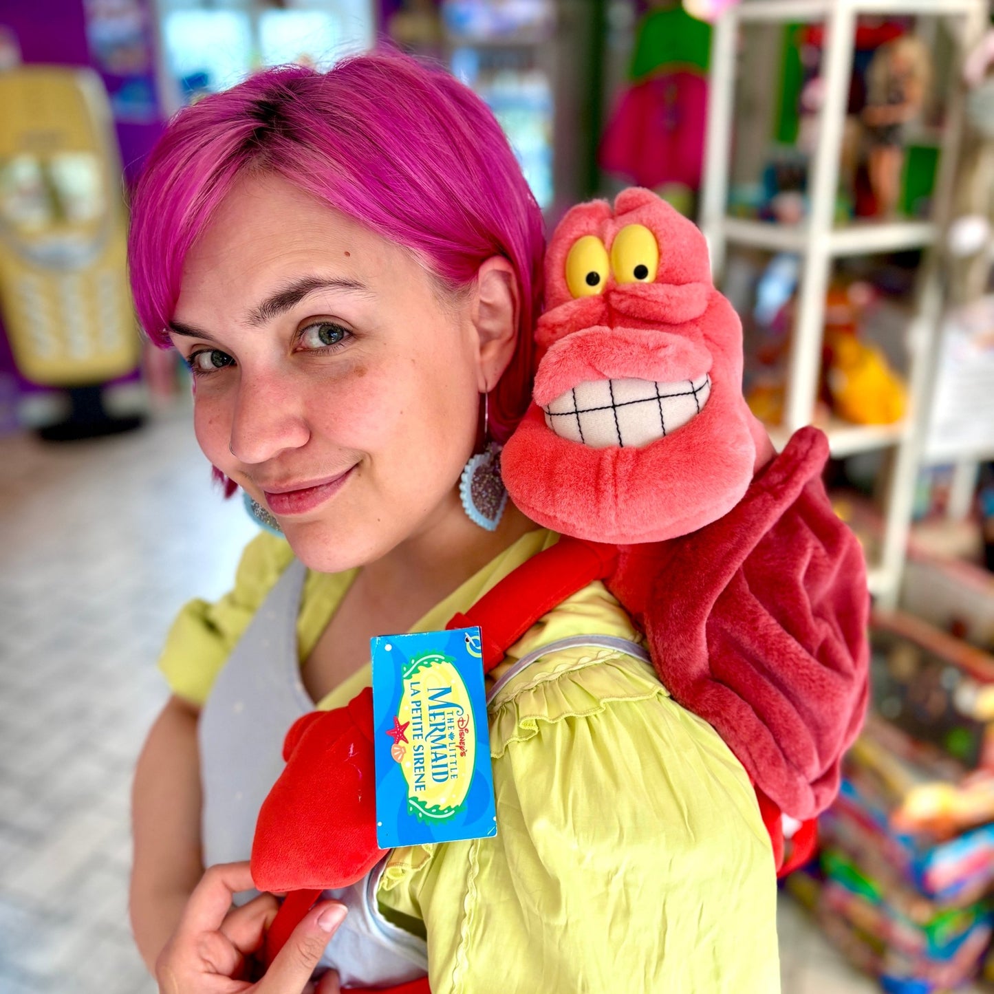 The Little Mermaid: Sebastian Plush Backpack (90s/2000s) - PopCultGang