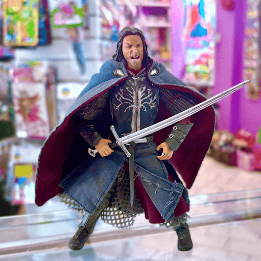 The Lord of The Rings: Return of The King - Deluxe Rider Aragorn Action Figure (2003) - PopCultGang