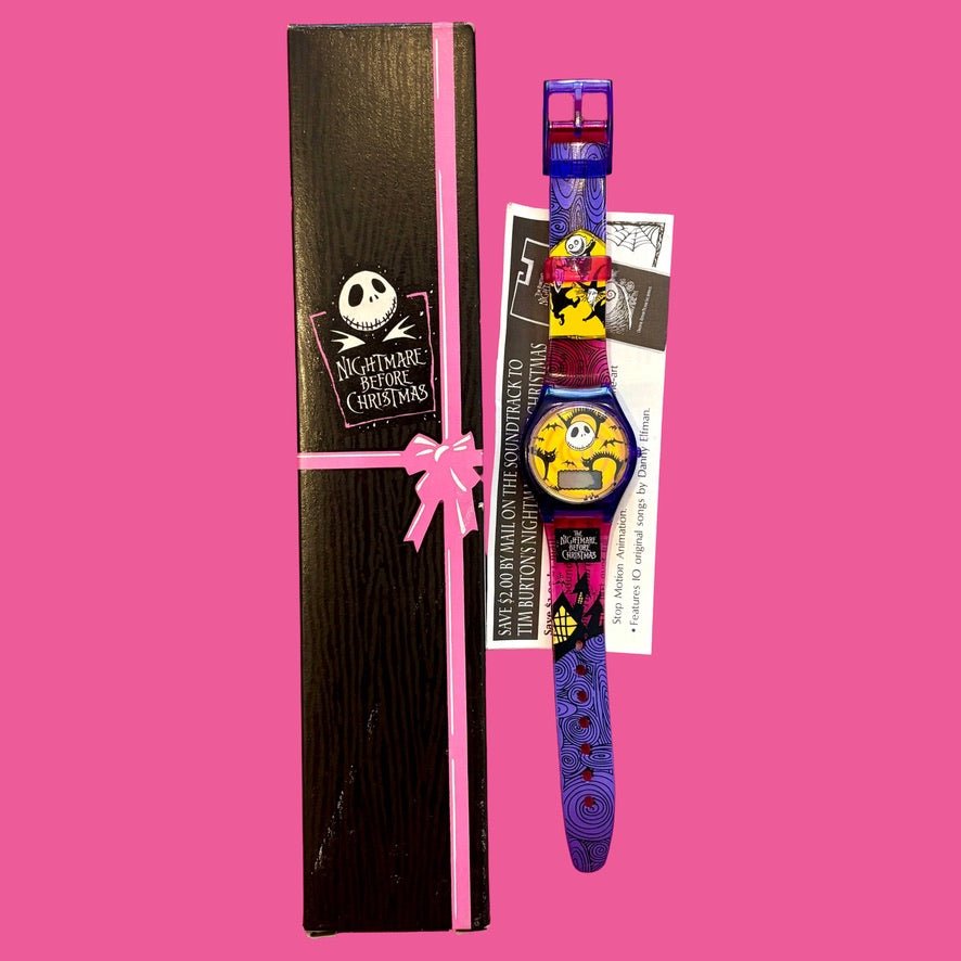 The Nightmare Before Christmas: "Bats And Cats" Wrist Watch (Burger King, 90s) - PopCultGang