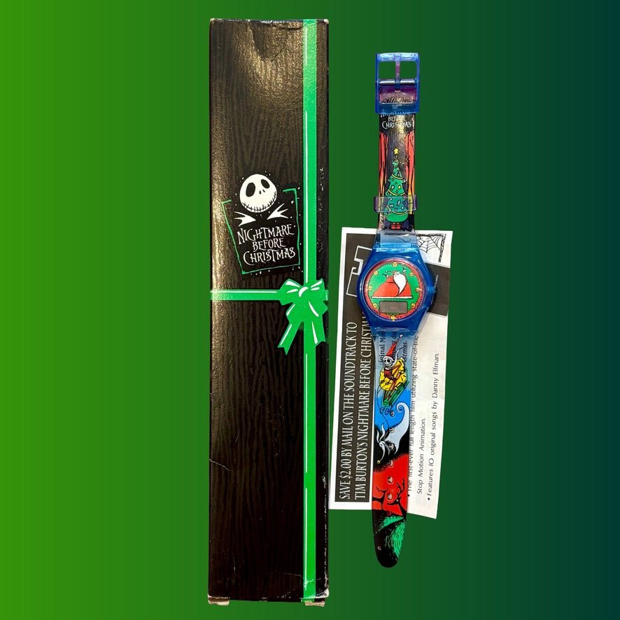 The Nightmare Before Christmas: "Christmastown" Wrist Watch (Burger King, 90s) - PopCultGang