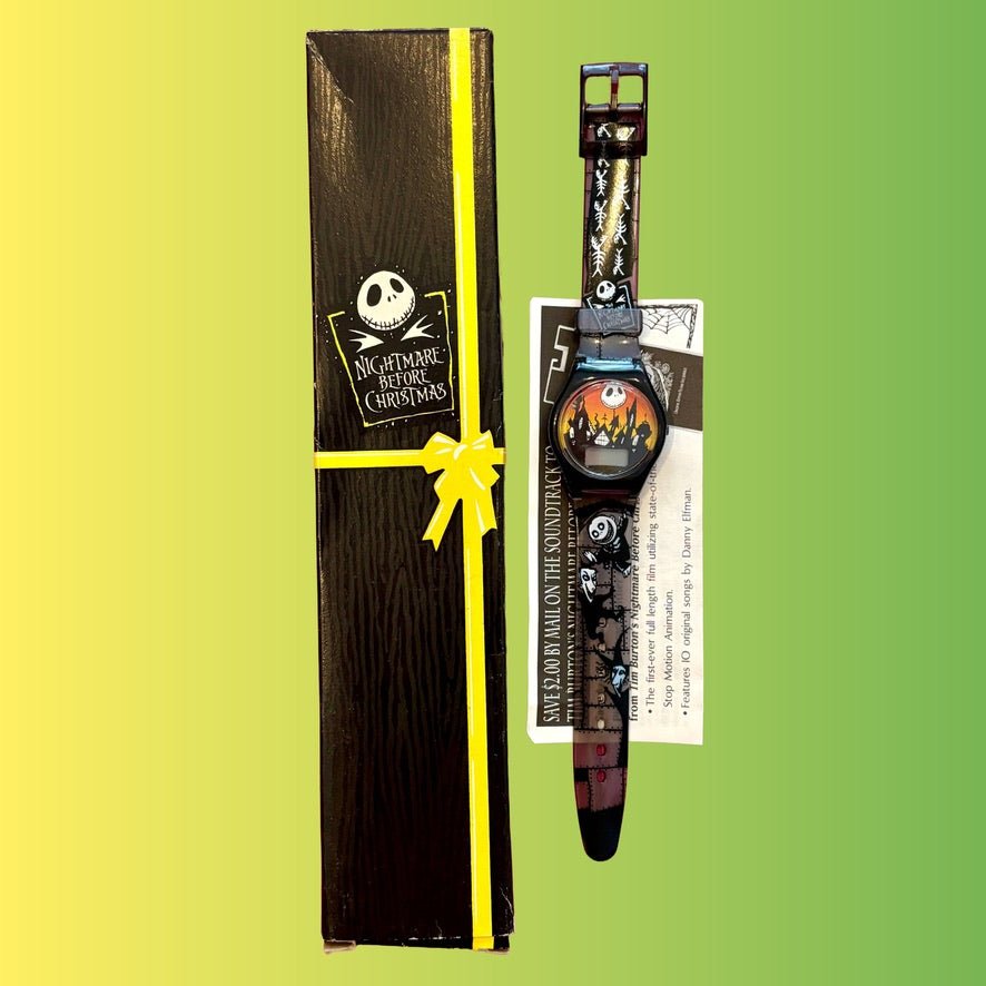 The Nightmare Before Christmas: "Halloweentown" Wrist Watch (Burger King, 90s) - PopCultGang