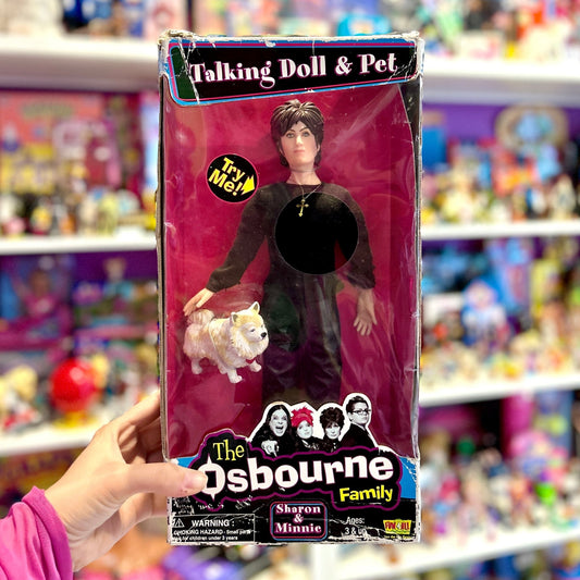 The Osbourne Family: Sharon Talking Doll & Pet - PopCultGang