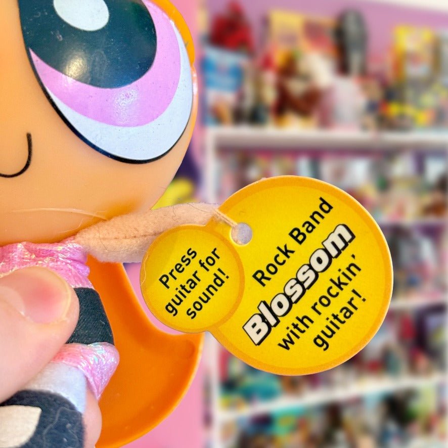The Powerpuff Girls: Rock Band Blossom Mini Plush Doll (Cartoon Network, 2000) - PopCultGang
