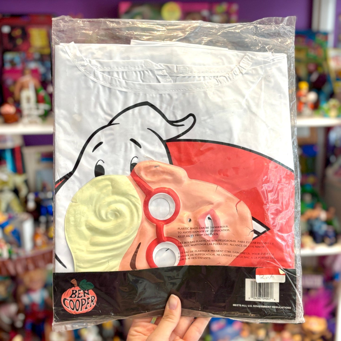 The Real Ghostbusters Poncho Costume - Egon Spengler (Ben Cooper, 1989) - PopCultGang