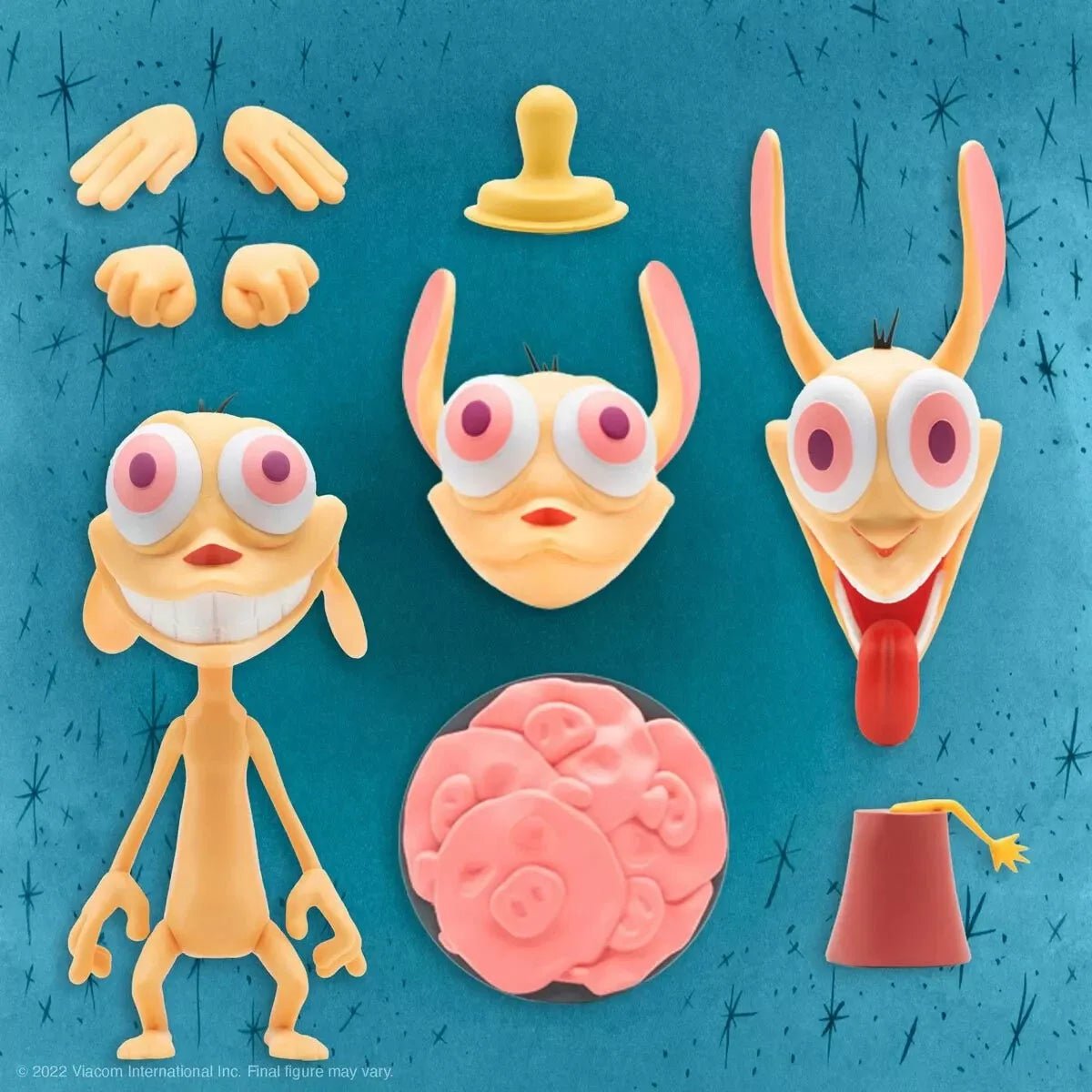 The Ren & Stimpy Show - Ren Deluxe Action Figure 18cm - Ultimates (Super7) - PopCultGang