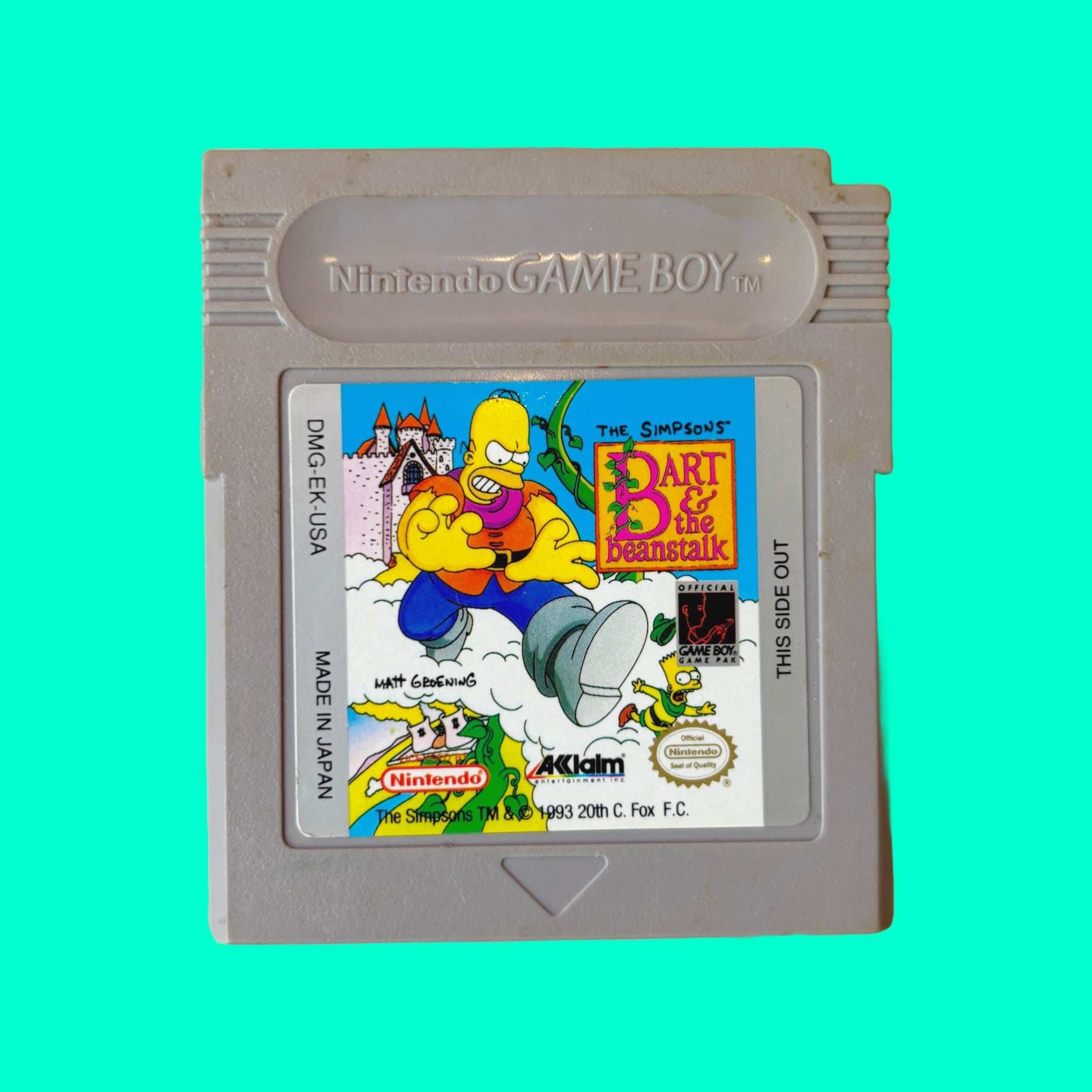 The Simpsons: Bart And The Beanstalk (Gameboy) - PopCultGang