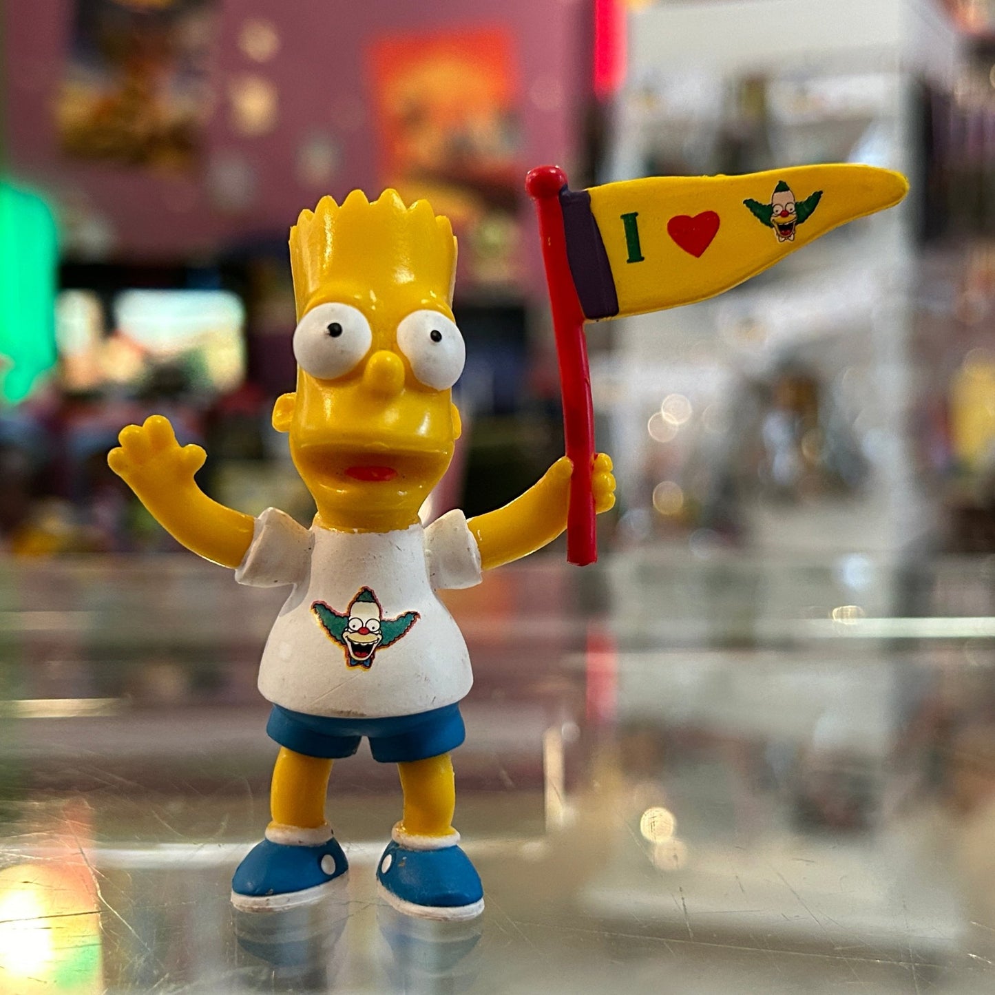 The Simpsons: Bart Simpson "I Love Krusty" Figure (90s) - PopCultGang