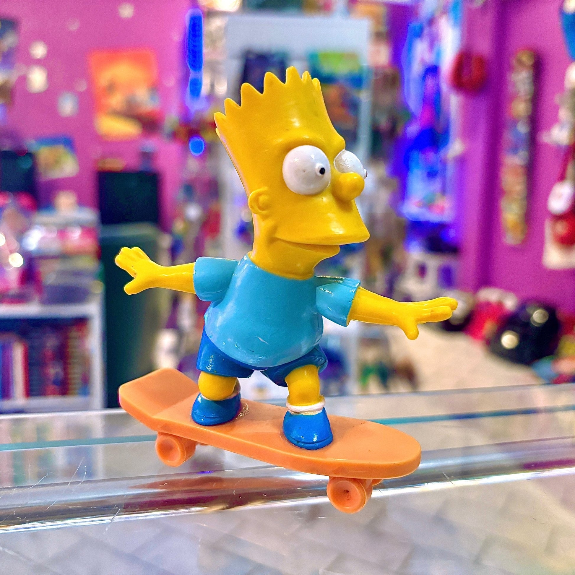 The Simpsons: Bart Simpson on Skateboard PVC Figure (1990) - PopCultGang