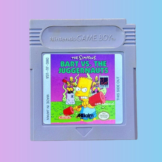 The Simpsons: Bart Vs. The Juggernauts (Gameboy) - PopCultGang