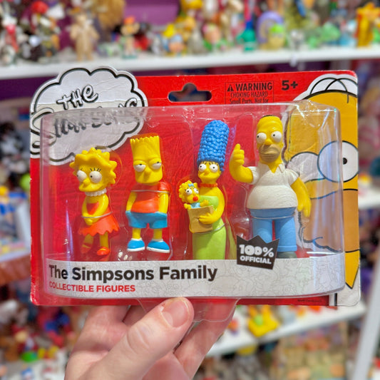 The Simpsons Family: Collectible Figures - 4 - piece Figure Set - Lisa, Bart, Homer, Marge (2015) - PopCultGang